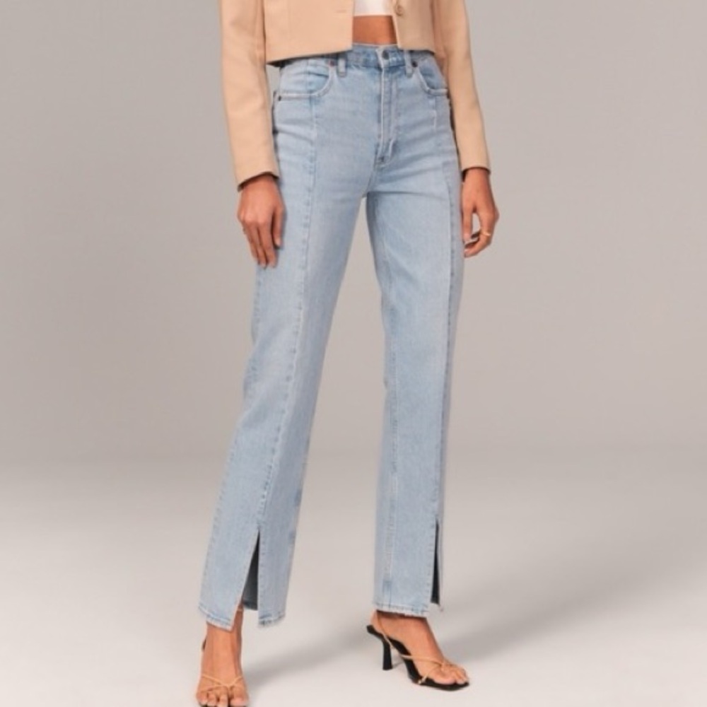 Abercrombie & Fitch 90s Straight‎ Ultra High Rise Jeans Women’s Size 30/10